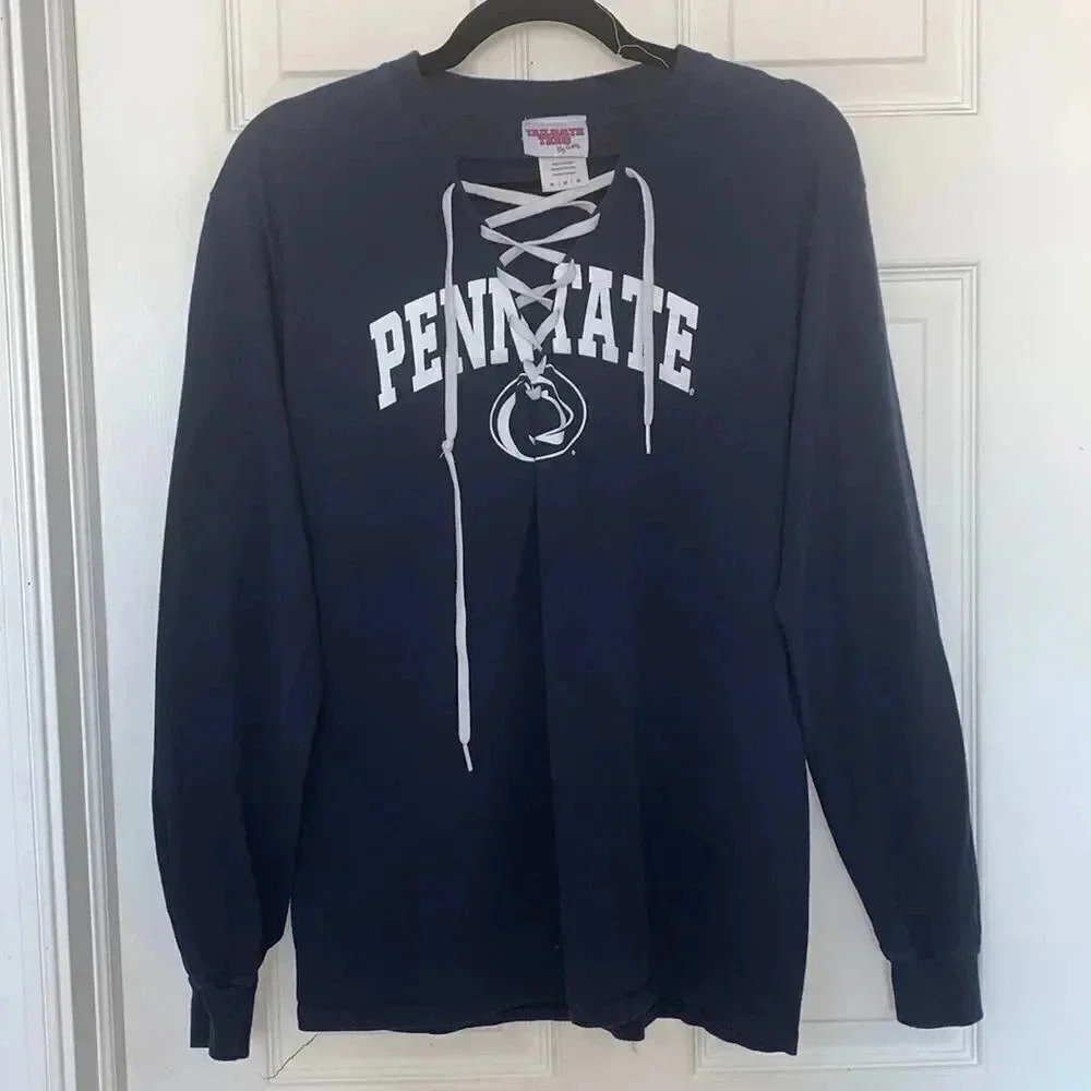 Tailgate Tees By Gabby Penn State Lace Up Tee